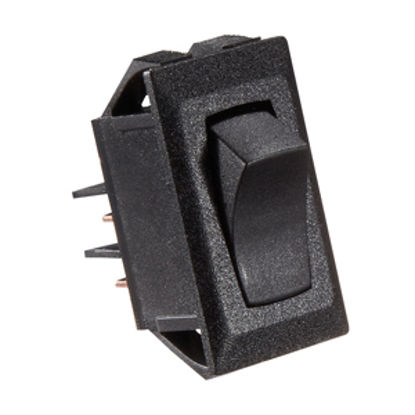 Picture of RV Designer  Black 10A SPST Rocker Switch for Water Heater S261 19-2451                                                      
