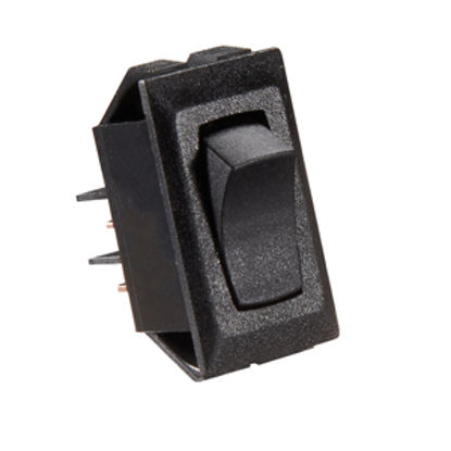 Picture of RV Designer  Black 10A SPST Rocker Switch for Water Heater S321 19-2456                                                      