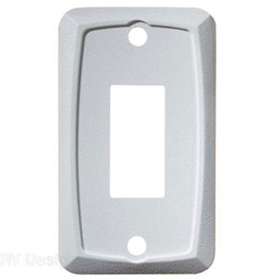 Picture of RV Designer  White Single Opening Multi Purpose Switch Faceplate S381 19-2464                                                