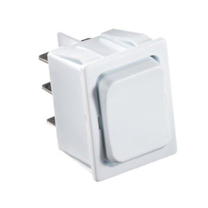 Picture of RV Designer  White 14V/ 5A DPDT Rocker Switch for Generator S475 19-2475                                                     