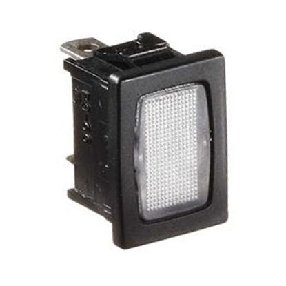 Picture of RV Designer  Clear Indicator Light w/ Black Panel S491 19-2477                                                               