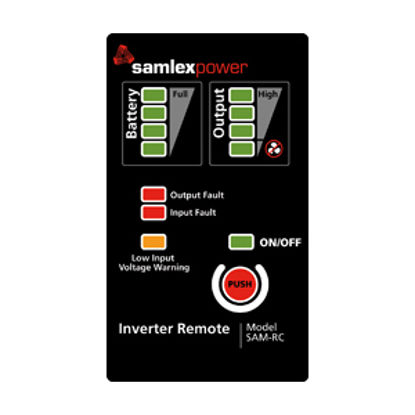 Picture of Samlex Solar  Inverter Remote Control for Samlex SAM Series w/10' Cable SAM-RC 19-2550                                       