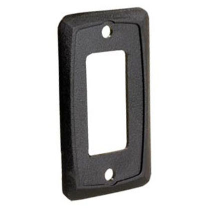 Picture of JR Products  Black Furniture Switch Faceplate 13935 19-2608                                                                  