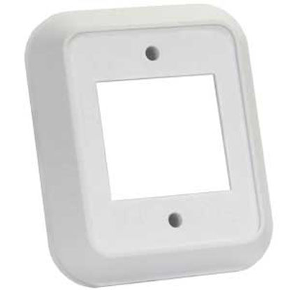 Picture of JR Products  White Double Rocker Opening Switch Plate Cover 13515 19-2795                                                    
