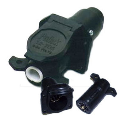 Picture of Pollak  7-Way Car End Trailer Connector 12-709 19-2827                                                                       