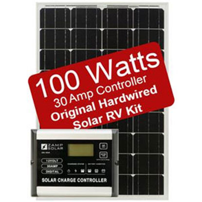 Picture of Zamp Solar  100W 5.6A Flexible Solar Kit  19-2833                                                                            