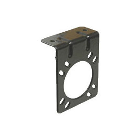 Picture of Pollak  7-Way Right Angle Trailer Connector Bracket 12-711UV 19-2835                                                         