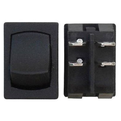 Picture of Diamond Group  Black 125V/ 16A DPST Rocker Switch For Water Pumps DG228VP 19-2927                                            