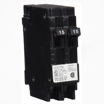 Picture of Parallax Thomas And Betts 15/15A Double Pole Circuit Breaker ITEQ1515 19-2931                                                