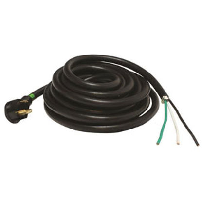 Picture of Mighty Cord Mighty Cord (TM) 25' L 30A Black Power Cord A10-3025ENDBK 19-2958                                                