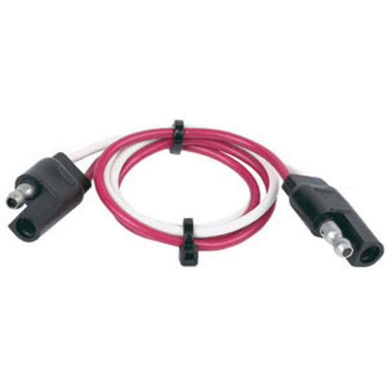 Picture of Husky Towing  2 Pole Flat 12' Trailer Connector Extension 30310 19-3192                                                      