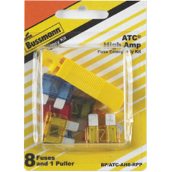 Picture of Bussman  8-Piece ATC Blade Fuse Assortment In Blister Pack BP/ATC-AH8-RPP 19-3427                                            