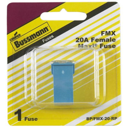 Picture of Bussman Maxi (R) 20A Yellow Blade Fuse BP/MAX-20-RP 19-3437                                                                  