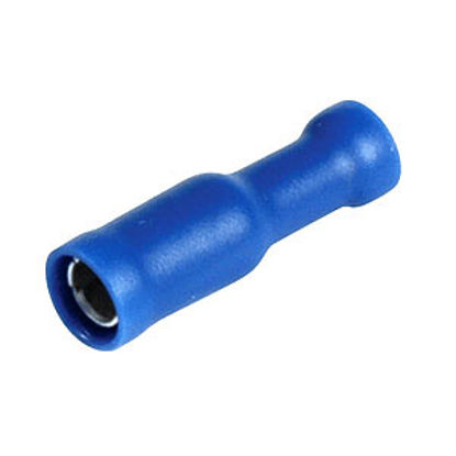 Picture of Best Connection  Disconnect Terminal, Female, 16-14 Ga, Blue, 7/Pk 2112H 19-3454                                             