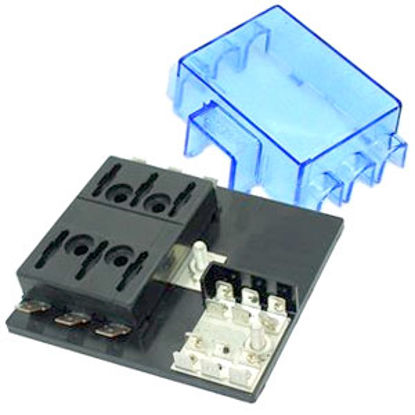 Picture of Battery Doctor  6-Way ATO/ATC Blade Fuse Block 31060-7 19-3544                                                               