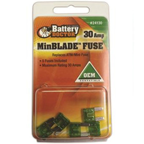Picture of Battery Doctor  10A ATM/ Mini Red Blade Fuse 24110 19-3578                                                                   