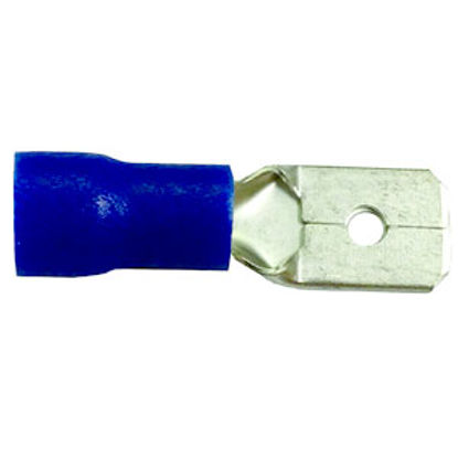 Picture of Battery Doctor  100-Pack 22-18 Ga 1/4" Vinyl Male Quick Disconnect Terminal 80288 19-3624                                    