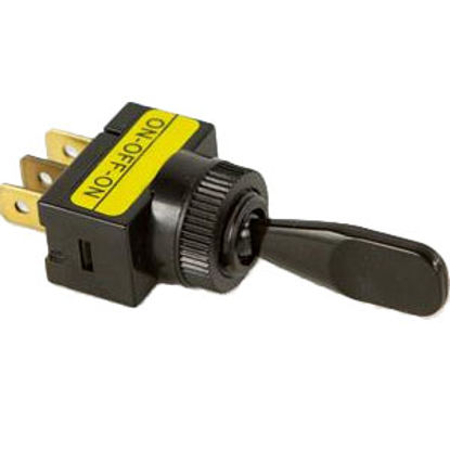 Picture of Battery Doctor  Black 12V/ 20A 3-Position Toggle Switch 20507 19-3651                                                        