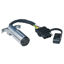 Picture of Husky Towing  6 Pole Round & 4 Wire Flat Trailer Connector Adapter w/Wire 13168 19-3700                                      