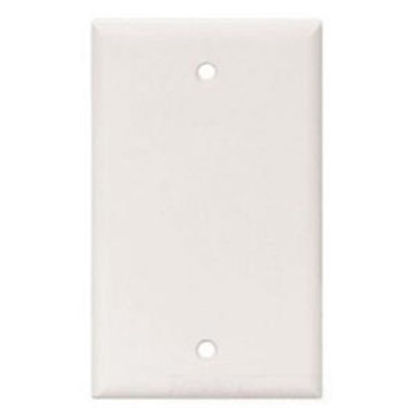 Picture of Cooper Wire Arrow Hart White Thermoplastic 1-Gang Receptacle Cover 2129W-BOX 19-3811                                         
