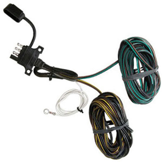 Picture of Husky Towing  20' Trailer End Wiring Connector w/ Y-Harness 30496 19-3855                                                    