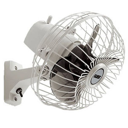 Picture of Marinco  White 12V Oscillating Wall/ Ceiling/ Dash Mount Fan 900 19-3880                                                     