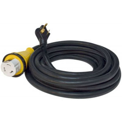 Picture of Mighty Cord  36' L 50A Black Power Cord A10-5036EDBK 19-3918                                                                 