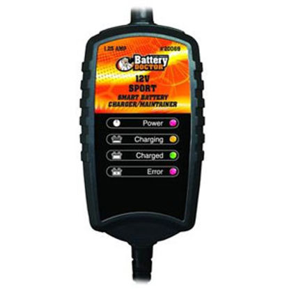 Picture of Battery Doctor Sport (R) Black CEC 12V 1.25A Battery Charger/ Maintainer 20069 19-4127                                       