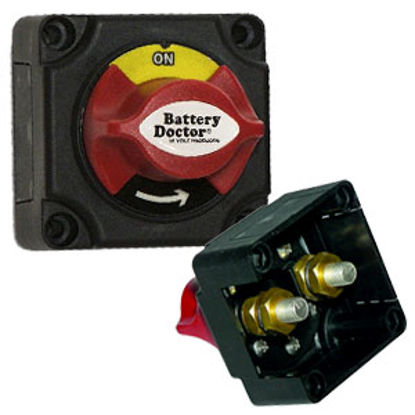 Picture of Battery Doctor  Mini Master Rotary Dial Disconnect Switch w/ On/Off Knob 20387 19-4128                                       