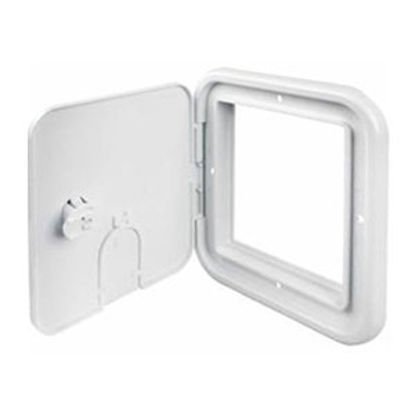 Picture of JR Products  White Lockable Access Door MGD32-A 19-4142                                                                      