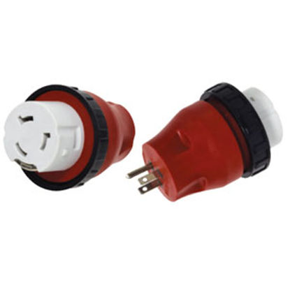 Picture of Mighty Cord  15M/50F Locking Power Cord Adapter A10-1550DA 19-4152                                                           