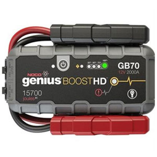 Picture of Noco Boost HD 2000A Battery Jump Starter w/LED Lights GB70 19-4169                                                           