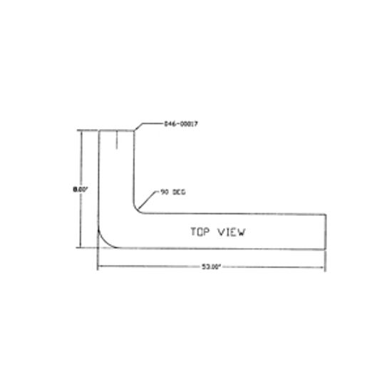 Picture of Cummins Onan  1-1/2" Dia 90 Deg Bend Generator Tailpipe for Cummins Onan 046-00563 19-4215                                   