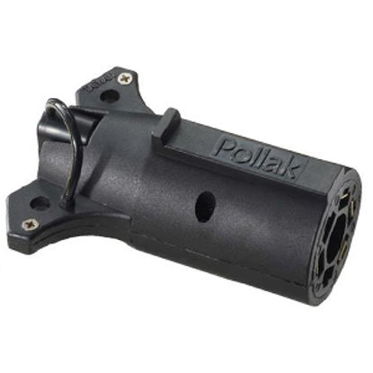 Picture of Pollak  7 Way RV To 4 Way Flat Trailer Connector Adapter P716 19-4576                                                        