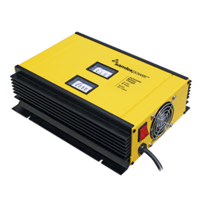 Picture of Samlex Solar  120/230V 2/3-Stage 80A 2-Bank Battery Charger SEC-1280UL 19-4736                                               