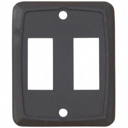 Picture of Diamond Group  Brown 125V/ 16A SPST Double Rocker Switch w/ Bezel DGZ721VP 19-5025                                           