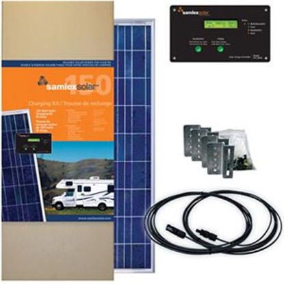 Picture of Samlex Solar  150W 22.28V Solar Kit SRV-150-30A 19-6420                                                                      