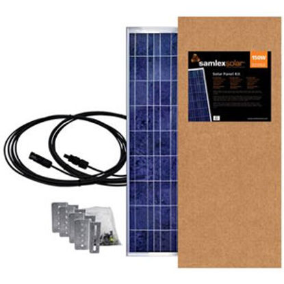 Picture of Samlex Solar  150W 8.82A Expansion Solar Kit SSP-150-KIT 19-6422                                                             