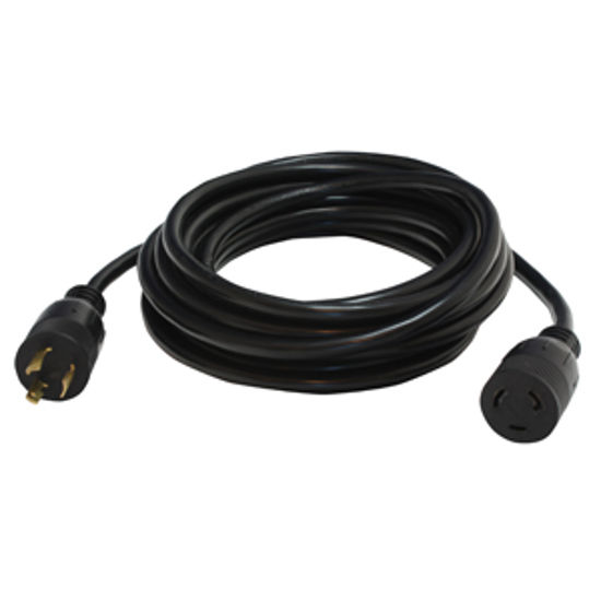 Picture of Mighty Cord  25Ft 20A 4-Way Generator Extension Cord G20A25FT4P 19-6482                                                      