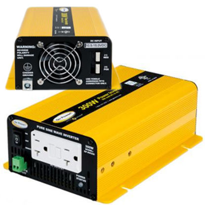 Picture of GoPower!  300W Pure Sine Wave Inverter GP-SW300-12 19-6601                                                                   