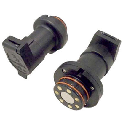 Picture of EZ Connector EZR7 Series EZR7 and EZS7 Female To 4-Flat/ 6-Round & 7-Blade Trailer Wiring Connector Adapter R7-52 19-6916    