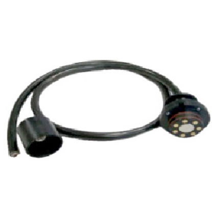 Picture of EZ Connector EZR7 Series 7-Way Pin Trailer End Trailer Connector w/4' Cable R7-07 19-6919                                    