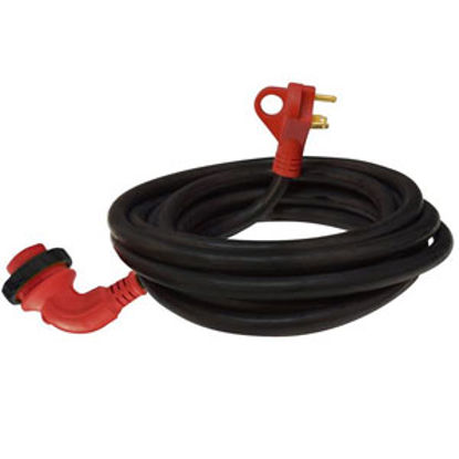 Picture of Mighty Cord  25' L 30A Black Power Cord A10-3025ED90 19-6963                                                                 