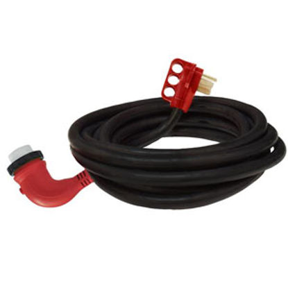 Picture of Mighty Cord Mighty Cord (TM) 25' L 50A Black Power Cord A10-5025ED90 19-6964                                                 