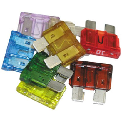 Picture of Camco  2-Pack 25A ATC/ ATO Clear Blade Fuse 65133 19-7588                                                                    