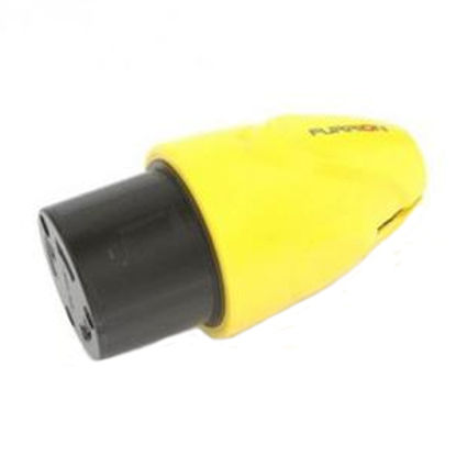 Picture of Furrion  Yellow 30A Female Power Cord Plug End 381676 19-8172                                                                