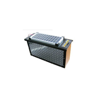 Picture of Torklift PowerArmor Black Two 6V Or 12V Battery Box w/Solar Power A7712RS 19-8283