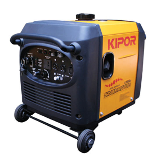 Picture of Kipor  3000W Gasoline Recoil/Electric Start CARB Compliant Inverter Generator  19-8555                                       