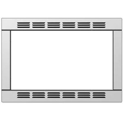 Picture of Contoure  20-1/2"W x 15"H Stainless Steel Microwave Oven Trim Kit RV-TRIM9S 19-9194                                          