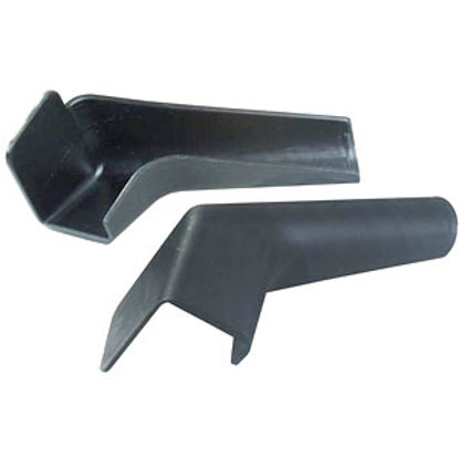 Picture of JR Products  Black Drip Rail Gutter Spout 655-BK-A 20-0027                                                                   